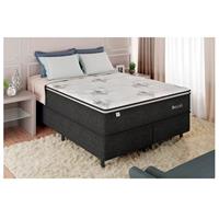 Imagem da promoção Cama Box Queen (Box + Colchão) Plumatex - Mola Ensacada 65cm de Altura Dallas