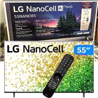 Imagem da promoção Smart TV 55" LG 4K NanoCell 55NANO85 120 Hz, FreeSync2, HDMI 2.1, Inteligência Artificial ThinQ