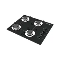 Cooktop 4 Bocas Chamalux Automático Preto Plus 599 Bivolt em oferta na Carrefour