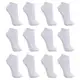 Meias Feminina Soquete Brancas Algodão Kit com 12 Pares Meias - HANGAR MORIAH em oferta