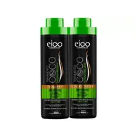 Kit Shampoo e Condicionador Eico Cosméticos - Óleo de Coco 800ml cada em oferta na Magazine Luiza