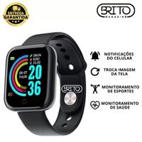 Imagem da promoção Relógio Smartwatch Inteligente Y68 D20 Android iOS Bluetooth - Preto - FitPro