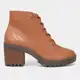 Bota Coturno Cano Médio Via Uno Tratorada Feminina em oferta