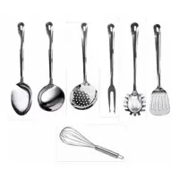 Kit Utensílios 7 Peças Aço Inox Utensílios De Cozinha - Casa coisas e tals em oferta na Magazine Luiza