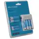 Kit 8 Pilhas Recarregáveis AA e AAA + Carregador de Pilhas Multilaser Original em oferta