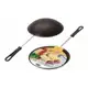 Panquequeira Frigideira Invertida Panqueca Crepe Crepeira- Preto - Dona Chefa em oferta
