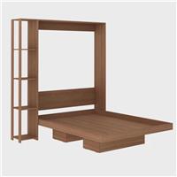 Imagem da promoção Cama Articulada de Casal 4 Prateleiras 2 Nichos 178,5x193cm CM8014 Tecnomobili Amendoa