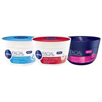 Imagem da promoção Kit Creme Hidratante Facial Nivea Nutritivo 100g - Creme Antissinais Facial + Creme Facial Noturno