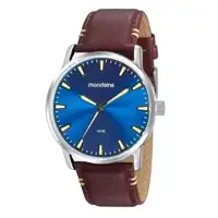 Relógio Masculino Mondaine Analógico Couro 99452G0MVNH1 em oferta na Magazine Luiza