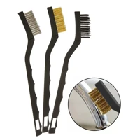 Imagem da oferta Kit 3 Mini Escovas Aço Nylon