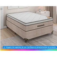 Imagem da promoção Cama Box Casal (Box + Colchão) Ortobom - de Mola 61cm de Altura New Ortotech