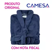 Imagem da promoção Roupão Microfibra Camesa Adulto Unissex Feminino Masculino Inverno Frio Quentinho Com Bolso Original