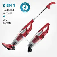 Aspirador de Pó Vertical 2 em 1 Mondial AP-30 Turbo Premium 1200W - Vermelho em oferta na Casas Bahia