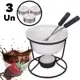 Aparelho Conjunto Fondue 5 Peças Cerâmica Antiaderente Redondo em oferta