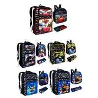 Kit Mochila Escolar Infantil Costa Grande Personagens Menino em oferta na Magazine Luiza