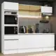 Cozinha Completa Madesa Diamante com Armário, Balcão e Tampo - Branco em oferta