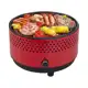 Churrasqueira a Carvão Portátil c/Ventilador e Assadeira Nell GB-PC1 PR em oferta