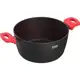 Panela Polishop iChef Home Family Size Shark Series Vermelha 24cm em oferta