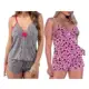 Kit Baby Doll Pijama Para Dormir Feminino em oferta