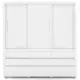 Guarda-Roupa Casal Bartira Arezzo com 3 Portas e 9 Gavetas Externas em oferta