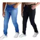 kit Com 2 calças jeans masculina Com Lycra em oferta