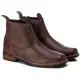 Botina Bota Masculina Couro Country Couro café em oferta