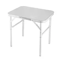 Imagem da promoção Mesa Dobrável Alumínio tampo MDF 60 X 45cm Vira Maleta