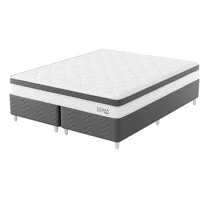 Imagem da promoção Cama Box Com Colchão Queen Sigma Molas Ensacadas 22x158x