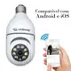 Camera Segurança Lampada Wifi Espia C/rastreio Orbitronic em oferta