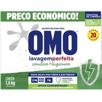 Imagem da promoção Sabão em Pó Omo Lavagem Perfeita Sanitizante 1,6 kg