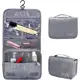 Necessaire Organizadora Masculina Feminina Grande Com Alça Com Alça Viagem Cabide Divisória Cinza em oferta