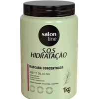 Imagem da promoção Máscara Capilar Salon Line SOS Hidratação Azeite de Oliva Vegana - Cabelos Cacheados e Crespos 1 Kg