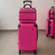 kit De Mala De Bordo Frasqueira, Alto Qualidade, Rodinhas 360', Cadeado,ABS, PRONTO ENTREGA em oferta