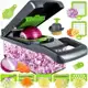 Cortador Fatiador Ralador Desfiador Legumes Multi Fatiador Alimentos e Frutas Alho Cebola em oferta