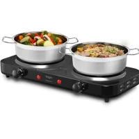 Imagem da promoção Fogão Elétrico Portátil Cooktop 2 Bocas Elgin - 110V