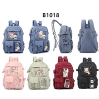 Imagem da promoção Mochila Feminina Escolar Passeio Coreano Grande Capacidade Sem Chaveiro Impermeável alex