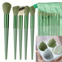 Imagem da promoção Kit De Escova De Maquiagem E Esponja 13Pcs