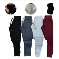 Imagem da promoção Kit 3 Calça Ribana Feminina Jogger Moletom Cordão E Bolso Lateral - Moranga Moda