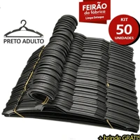 Imagem da promoção Kit 50 Cabides Organizador de Roupa Adulto - Envio Imediato