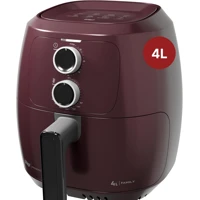 Imagem da promoção Fritadeira Elétrica sem Óleo Air Fryer Vermelha 4 Litros, Potência de 1500W WAP