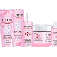 Imagem da promoção Kit Glycolic Gloss Shampoo+Condicionador+Acidificante+Creme de Tratamento+Sérum