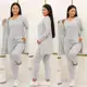 CONJUNTO FEMENINO LANZINHA 3 PEÇAS REGATA, CARDIGA E CALÇA em oferta
