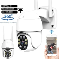 Imagem da promoção Câmera De Segurança IP À Prova D'água WiFi 360 Graus 1080P FHD CCTV-Light Flash Vision Night Ip6 IR