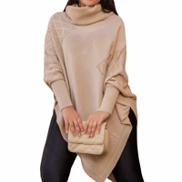 Imagem da promoção Poncho Casaco Blusa de Tricô Feminino Super Estilos