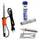 Kit Ferro De Solda Soldar Soldador + Estanho em oferta