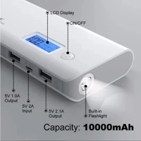 Imagem da promoção Carregador Portatil Bateria Externa Power Bank Pineng 10.000mah Pn968