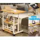 Mesa portátil para sofá e cama, mesa lateral para laptop com altura ajustável em oferta