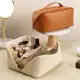 Bolsa De Cosmético De Couro PU Com Grande Capacidade Portátil Viagem Cosméticos Para Viagem em oferta