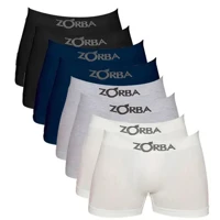 Imagem da promoção Kit 6 Cueca Boxer Zorba 781 Original Algodão Masculina Com Detalhes de Fabricação Envio Imediato