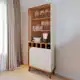 Cristaleira Jurerê 4 Portas 2 Prateleiras Off White/Freijó - Colibri em oferta